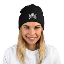 Load image into Gallery viewer, Black LFM Pom-Pom Beanie