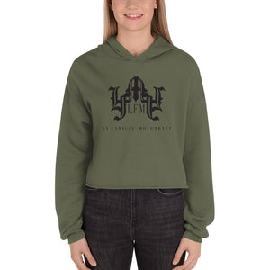 La Familia Crop Hoodie